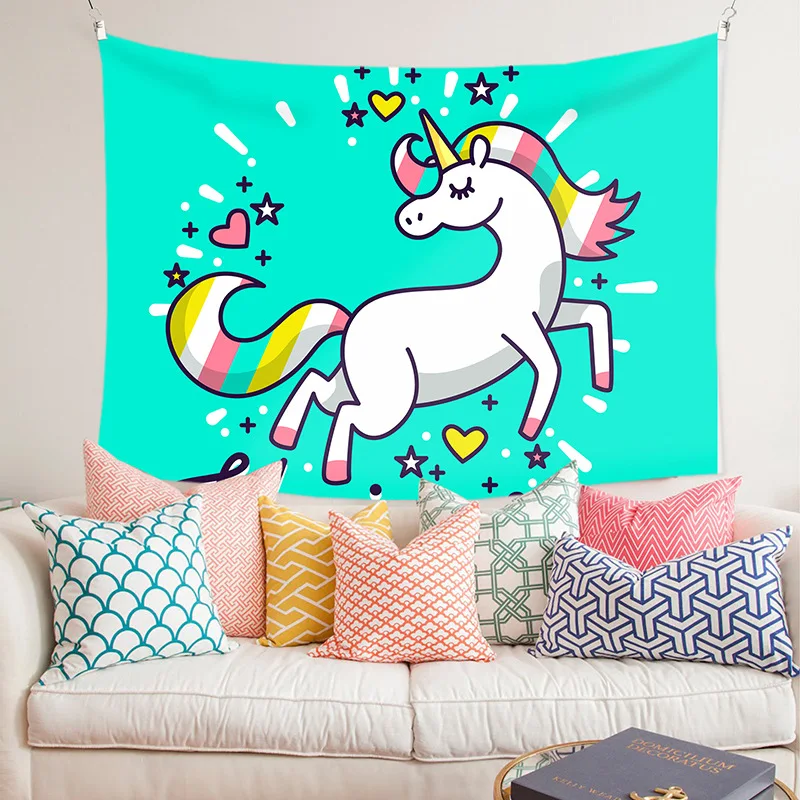 Unicorn Tapestry Cartoon Printed Wall Hanging for Living Room Bohemia Home Wall Decoration Cactus Home Decor Wall Tapestry
Unicorn Tapestry Cartoon Printed Wall Hanging for Living Room Bohemia Home Wall Decoration Cactus Home Decor Wall Tapestry