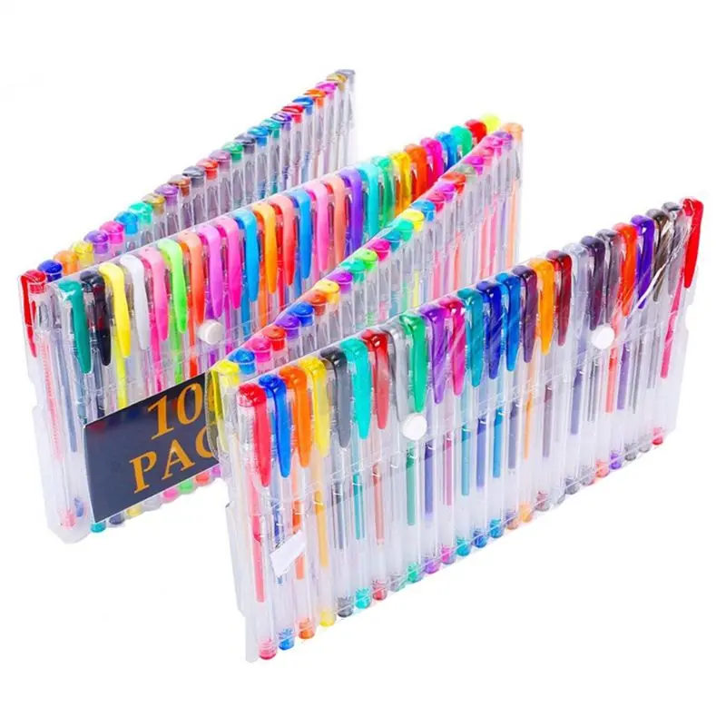 100 Colors Gel Pen Set Plus Perfect For Adult Coloring Books Drawing And Writing Art Markers
100 Colors Gel Pen Set Plus Perfect For Adult Coloring Books Drawing And Writing Art Markers