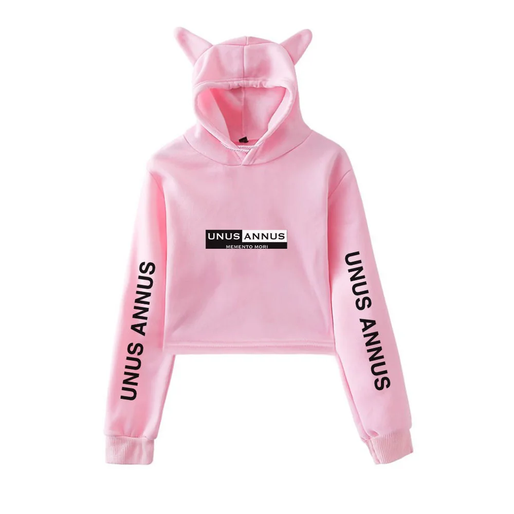 Unus Annus TV Funny Fashion casual Tops Hoodies Women Hooded short Sweatshirt Harajuku Trendy Streetwear Pullover Hoodies
Unus Annus TV Funny Fashion casual Tops Hoodies Women Hooded short Sweatshirt Harajuku Trendy Streetwear Pullover Hoodies