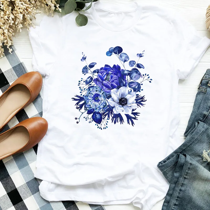 Women Lady Fashion 90s Fashion Short Sleeve Flower Floral 90s T Tee Womens Tshirt Female Shirt Clothes Top Graphic T-shirt
Women Lady Fashion 90s Fashion Short Sleeve Flower Floral 90s T Tee Womens Tshirt Female Shirt Clothes Top Graphic T-shirt
