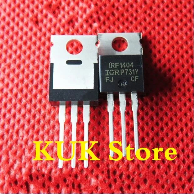 Реальная 100% Оригинальная Новинка IRF1404 F1404 IRF1404PBF MOSFET 40 в 202A до 220 10 шт./лот|Запасные