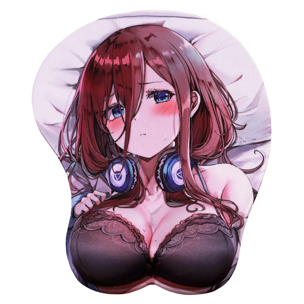3d коврик для мыши FFFAS Quintessential Quintuplets Nakano силиконовый подставка запястья в стиле