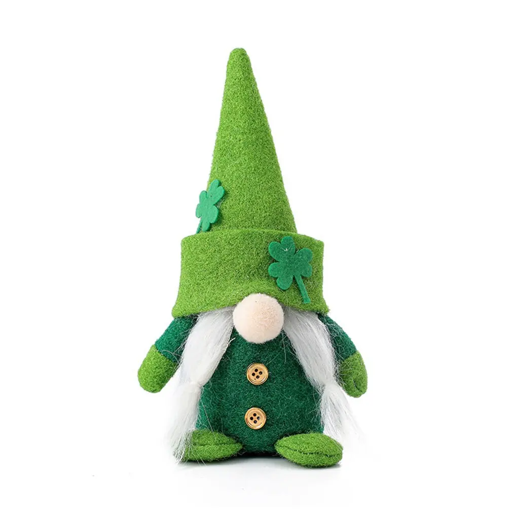 1pc St. Patrick's Day Green Hat Gnome Doll Festiva Day Leprechaun Shamrock Handmade Swedish Plush Toys Doll Household Ornaments
1pc St. Patrick's Day Green Hat Gnome Doll Festiva Day Leprechaun Shamrock Handmade Swedish Plush Toys Doll Household Ornaments