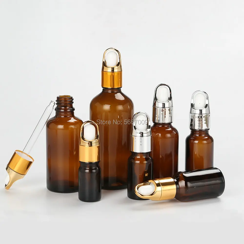 10pcs/lot 5ml to 100ml Portable Amber Aromatherapy Esstenial Oil Bottle with Glass Refillable Dropper Mini Empty Dropper Bottle
10pcs/lot 5ml to 100ml Portable Amber Aromatherapy Esstenial Oil Bottle with Glass Refillable Dropper Mini Empty Dropper Bottle