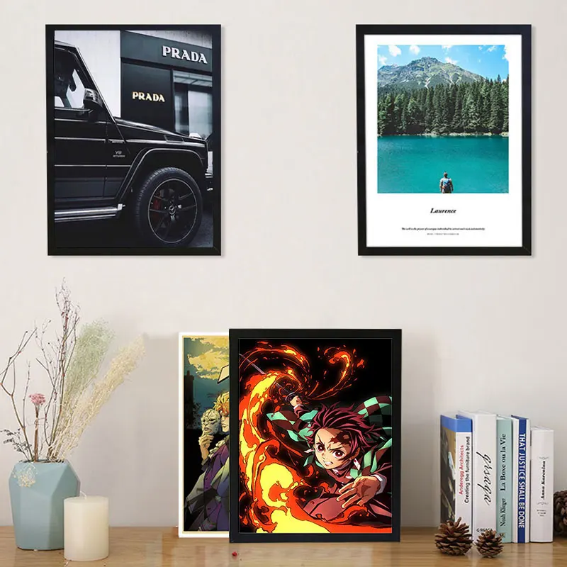 Black And White Wooden Frame Photos Frame Canvas Frame Posters Frame Without Assembling The Living Room Wall Art Home Decoration
Black And White Wooden Frame Photos Frame Canvas Frame Posters Frame Without Assembling The Living Room Wall Art Home Decoration