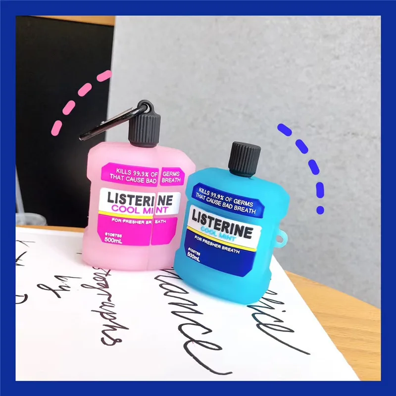 For Airpods Case,Funny Mouthwash Case For Airpods 1/2 Case Soft Silicone Earphone Cover Case For Airpods Pro Case For Kids
For Airpods Case,Funny Mouthwash Case For Airpods 1/2 Case Soft Silicone Earphone Cover Case For Airpods Pro Case For Kids