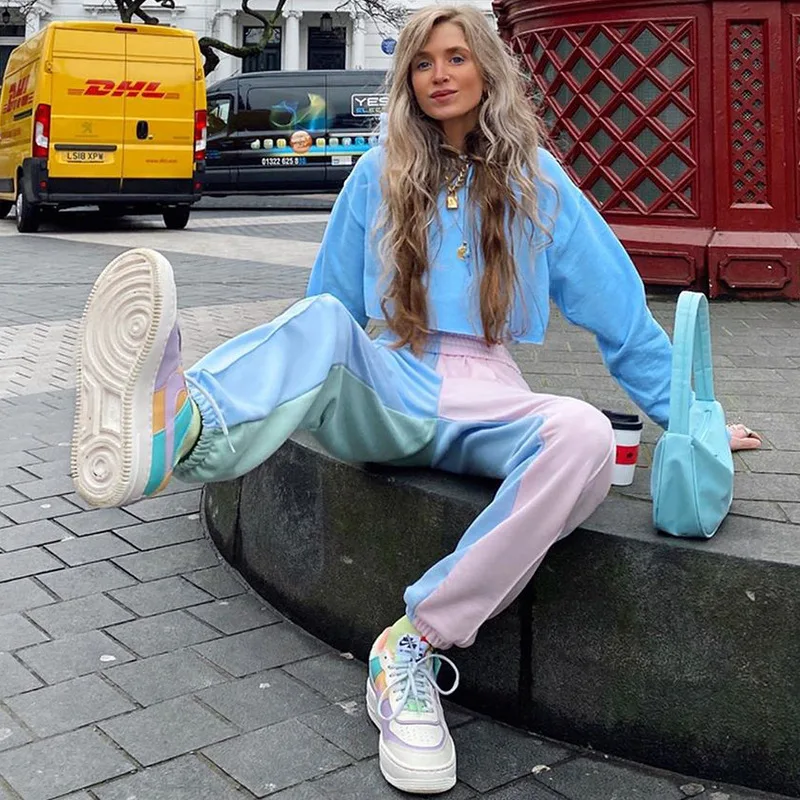 Sweat Pants Women Joggers Contrast Color Sweatpants Women Baggy Pink Track Pants Hip Hop Women Trousers ladies Streetwear
Sweat Pants Women Joggers Contrast Color Sweatpants Women Baggy Pink Track Pants Hip Hop Women Trousers ladies Streetwear