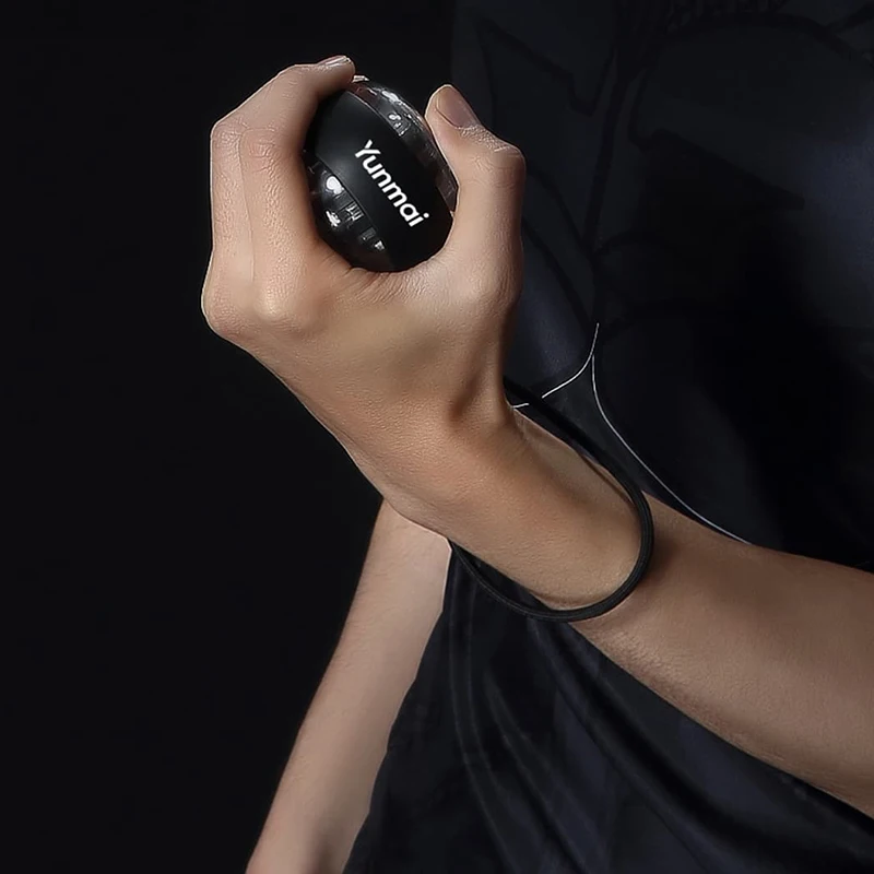 Тренировочный аппарат Youpin YunMai Power ball для запястья светодиодный тренажер