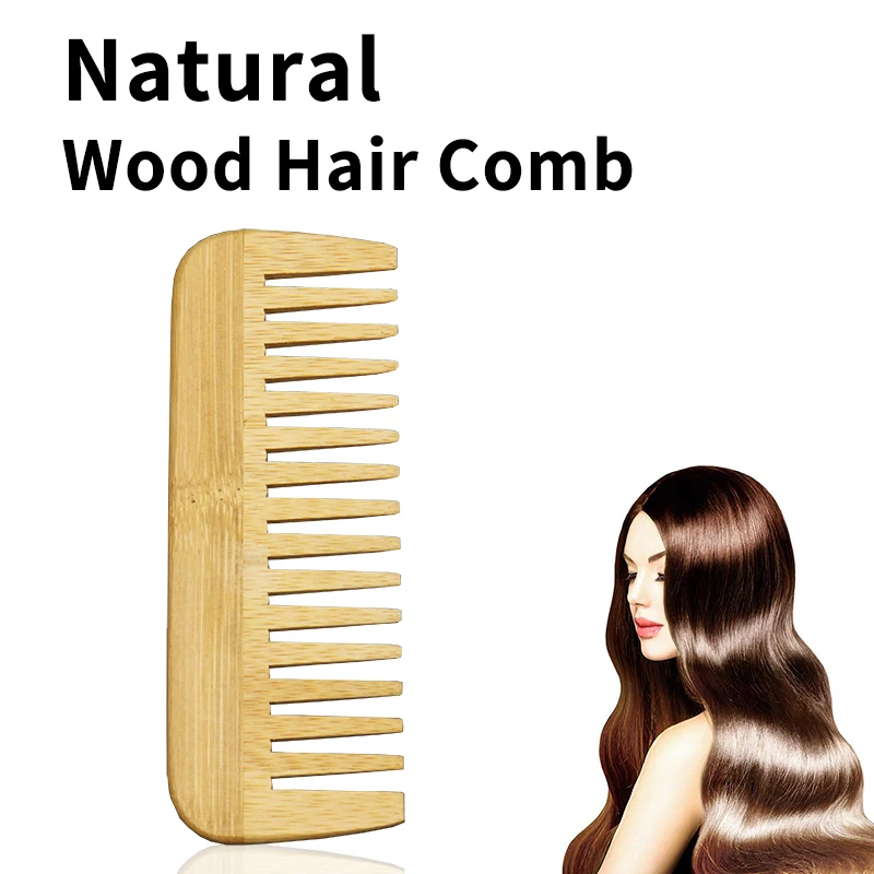 100% Natural Bamboo Wood Hair Comb Anti-Static Wide Tooth Hair Comb Health Care Hair Comb Customizable Logo
100% Natural Bamboo Wood Hair Comb Anti-Static Wide Tooth Hair Comb Health Care Hair Comb Customizable Logo