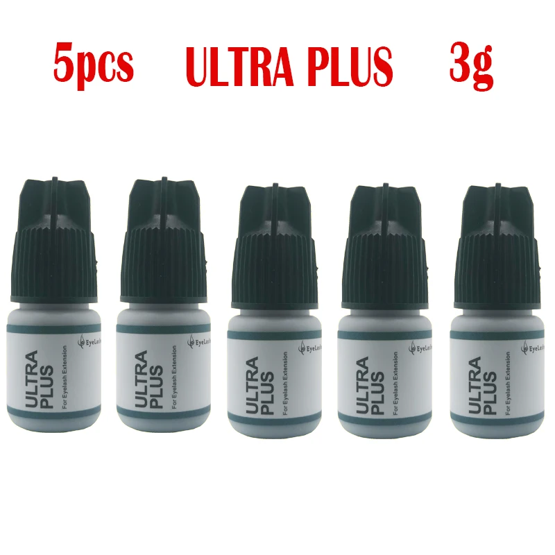 5Bottles Ultra Plus Original Korea Lash Adhesive 3ml Retention 5-6 Weeks Wholesale Beauty Shop Dry Fast
5Bottles Ultra Plus Original Korea Lash Adhesive 3ml Retention 5-6 Weeks Wholesale Beauty Shop Dry Fast