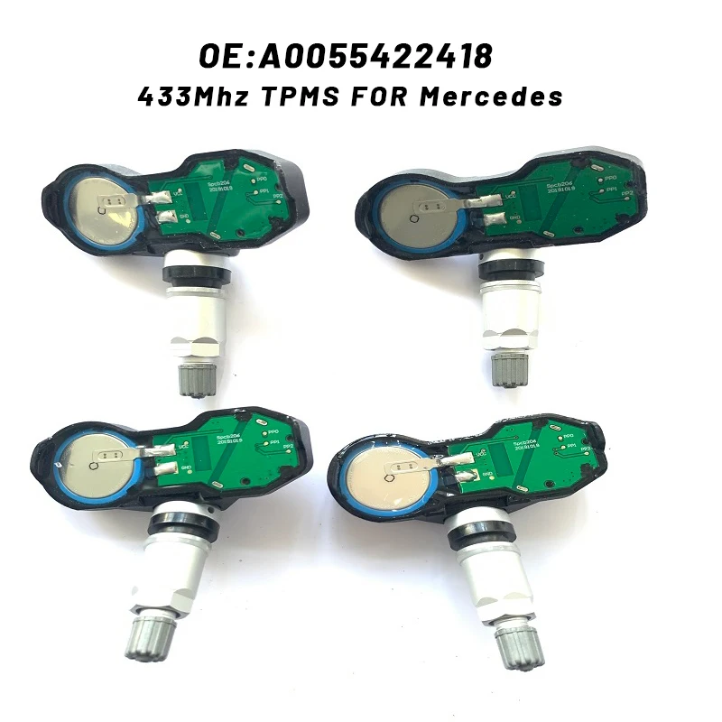 Датчик давления в шинах для MERCEDES BENZ SL Class 2000 2001 2002 2003 2004 2005 TPMS 315 МГц A0055422418, 4X/1 шт.
Датчик давления в шинах для MERCEDES BENZ SL Class 2000 2001 2002 2003 2004 2005 TPMS 315 МГц A0055422418, 4X/1 шт.