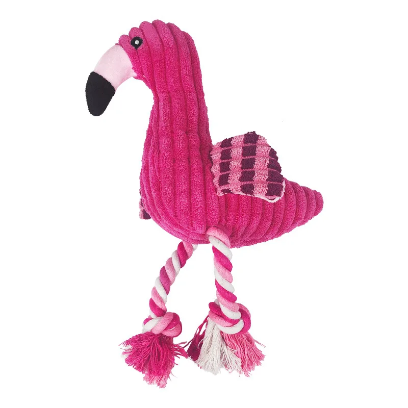 Pet Flamingo Plush Toys Cotton Rope Bite Resistant Molars Sound Toys Clean Teeth Suck Stinky Dog Toys 
Pet Flamingo Plush Toys Cotton Rope Bite Resistant Molars Sound Toys Clean Teeth Suck Stinky Dog Toys