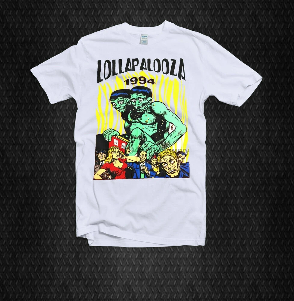 Новинка 1994 футболка Lollapalooza для концертов туров разных размеров S - XXL | Мужская
