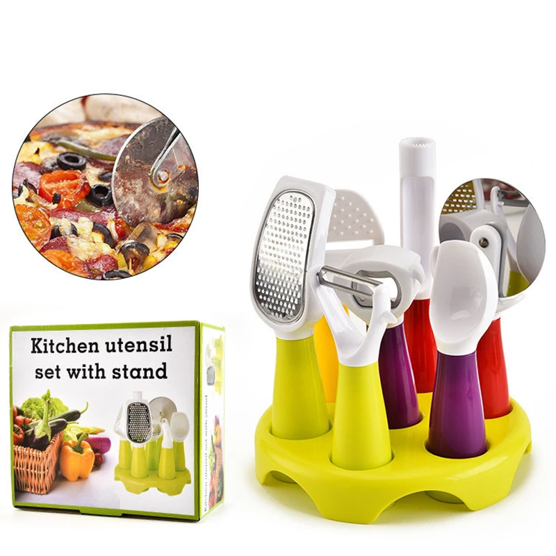 8pcs/Set Kitchen Tools Set Vreative Gadgets Plastic Kitchen Tool Set Pizza Knife Pizza Shovel Tool Set Tableware Sets
8pcs/Set Kitchen Tools Set Vreative Gadgets Plastic Kitchen Tool Set Pizza Knife Pizza Shovel Tool Set Tableware Sets