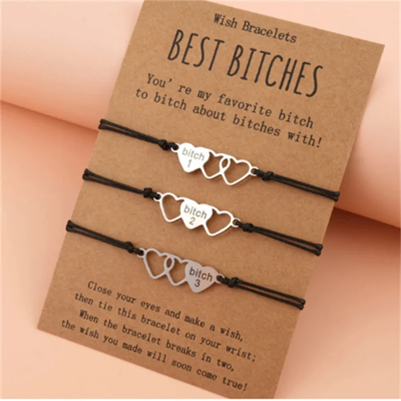 sister Bracelets Unbiological Sister Best Friend Bracelet with Card Soul Sister Bridesmaid Gift Wholesale 
sister Bracelets Unbiological Sister Best Friend Bracelet with Card Soul Sister Bridesmaid Gift Wholesale