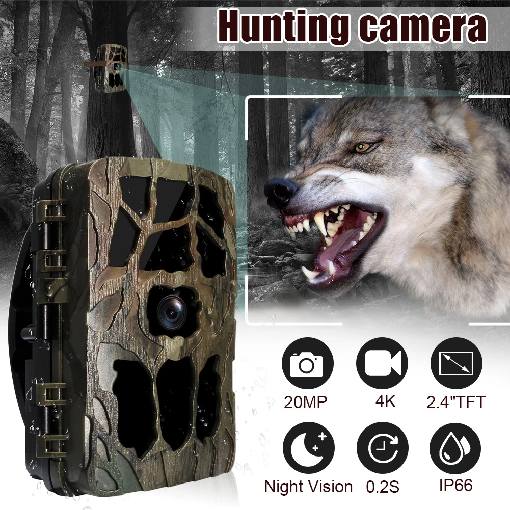 Hunting Trail Camera Infrared HD Hunting Camera Wildlife Cameras Night Vision Outdoor Wild Surveillance Cam Trigger Photo Traps
Hunting Trail Camera Infrared HD Hunting Camera Wildlife Cameras Night Vision Outdoor Wild Surveillance Cam Trigger Photo Traps