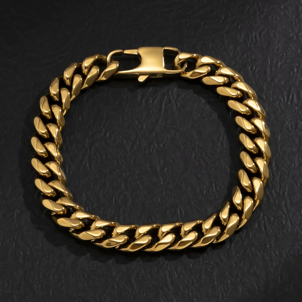 Ingemark Vintage Stainless Steel Curb Cuban Link Chain Bracelets for Men Gold Color Solid Chains Unisex Wrist Jewelry Steampunk
Ingemark Vintage Stainless Steel Curb Cuban Link Chain Bracelets for Men Gold Color Solid Chains Unisex Wrist Jewelry Steampunk