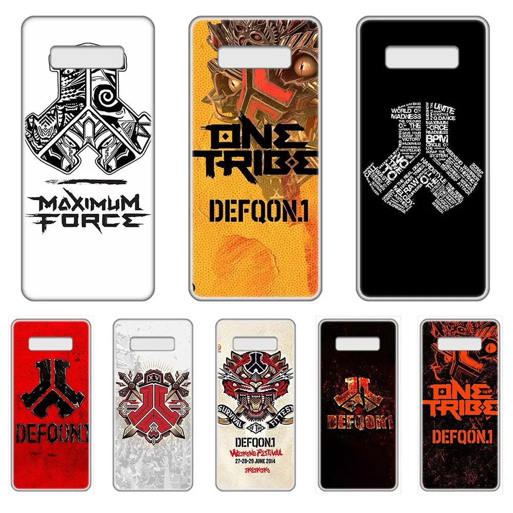 Defqon 1 ТПУ водонепроницаемый Бампер Прозрачный чехол для телефона SamSung Galaxy S 7 8 9 10 11