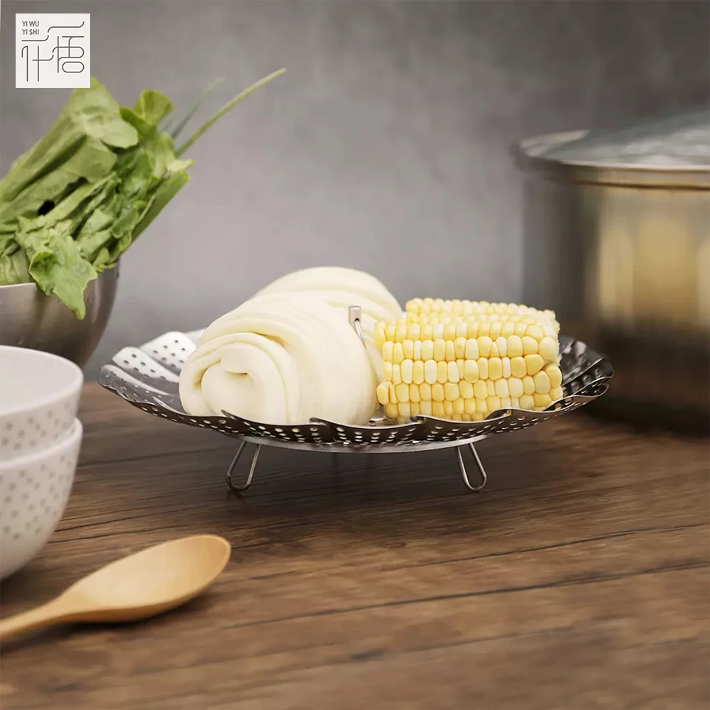 Yiwushi Multifunctional Stainless Steel Foldable Steam Rack Home Kitchen Cooking Pot Steaming Tray Stand Fruit Tray Drain Tray
Yiwushi Multifunctional Stainless Steel Foldable Steam Rack Home Kitchen Cooking Pot Steaming Tray Stand Fruit Tray Drain Tray
