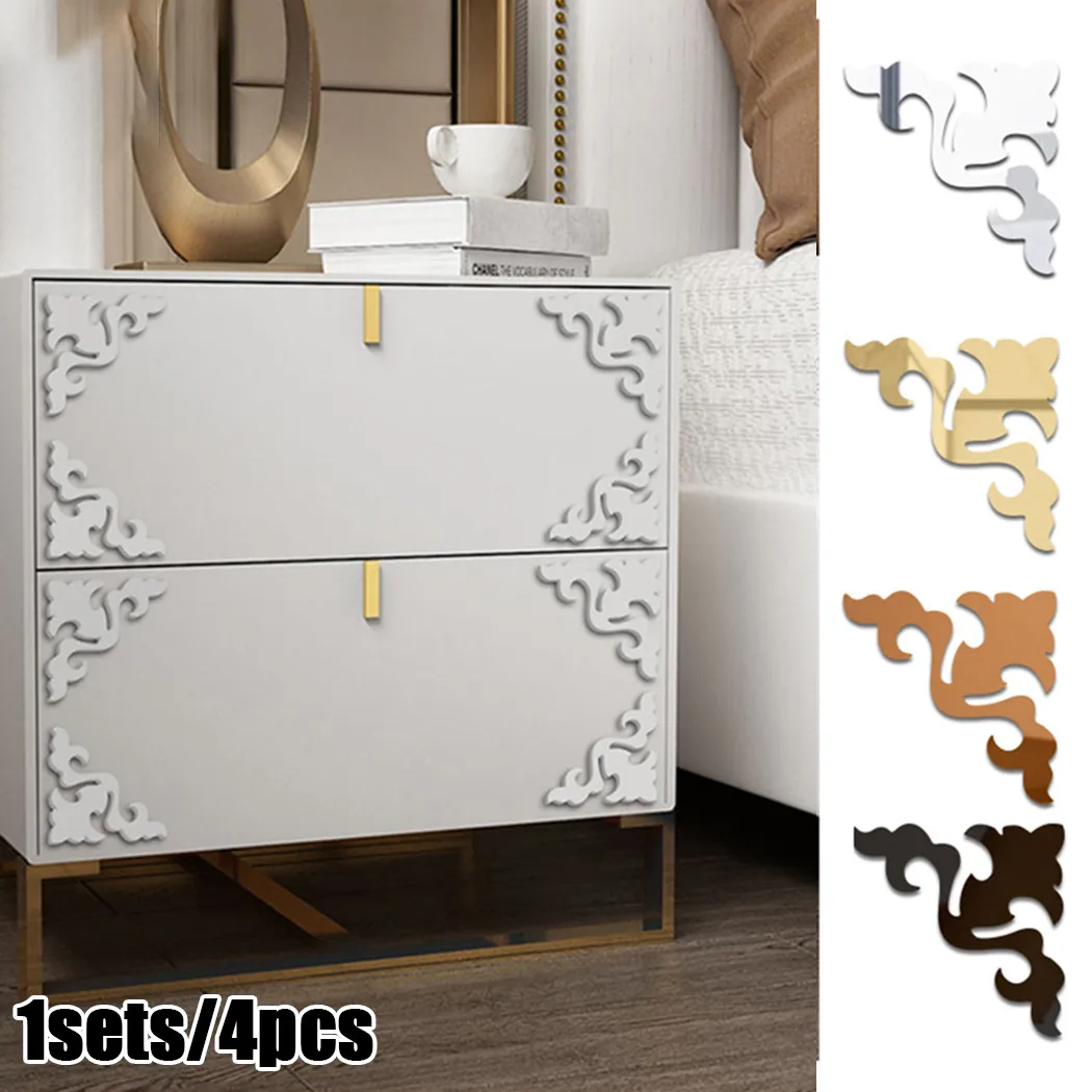 4Pcs Wall Stickers PS Board Mirror Decal Furniture Wardrobe Closet Border Diagonal Lace DIY Art Home Decoration 15x15CM
4Pcs Wall Stickers PS Board Mirror Decal Furniture Wardrobe Closet Border Diagonal Lace DIY Art Home Decoration 15x15CM