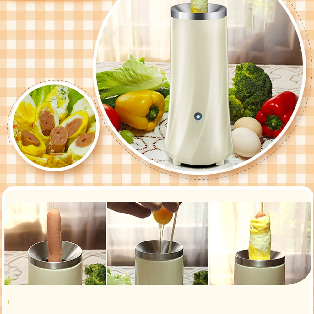 Electric Automatic Eggs Roll Maker Mini Egg Roll Boiler Cup Omelette Breakfast machine cooking Tools US/EU Plug Sausage Burrito
Electric Automatic Eggs Roll Maker Mini Egg Roll Boiler Cup Omelette Breakfast machine cooking Tools US/EU Plug Sausage Burrito
