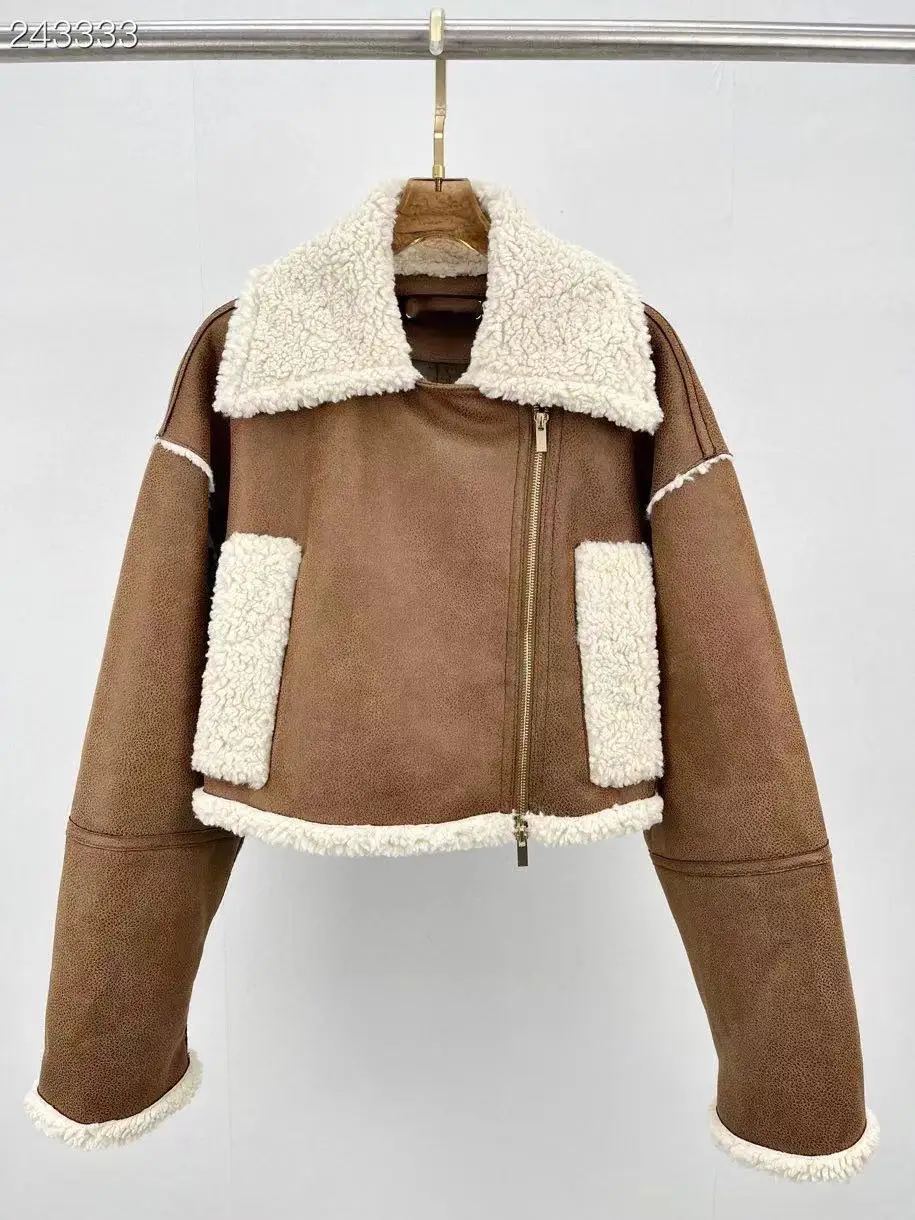 Fyion 2021 New Winter Most Popular Patchwork Jacket Turn down Collar Long Sleeves Runway Designer Retro Fur Coat Outwear
Fyion 2021 New Winter Most Popular Patchwork Jacket Turn down Collar Long Sleeves Runway Designer Retro Fur Coat Outwear