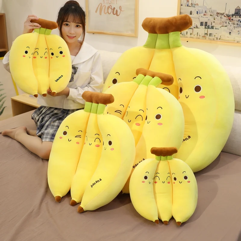 35-70cm Creative Cartoon Banana Plush Pillow Kawaii Sofa Cushion Baby Toy Cute Plush Doll Children Fruit Toys Children Kid Gift
35-70cm Creative Cartoon Banana Plush Pillow Kawaii Sofa Cushion Baby Toy Cute Plush Doll Children Fruit Toys Children Kid Gift