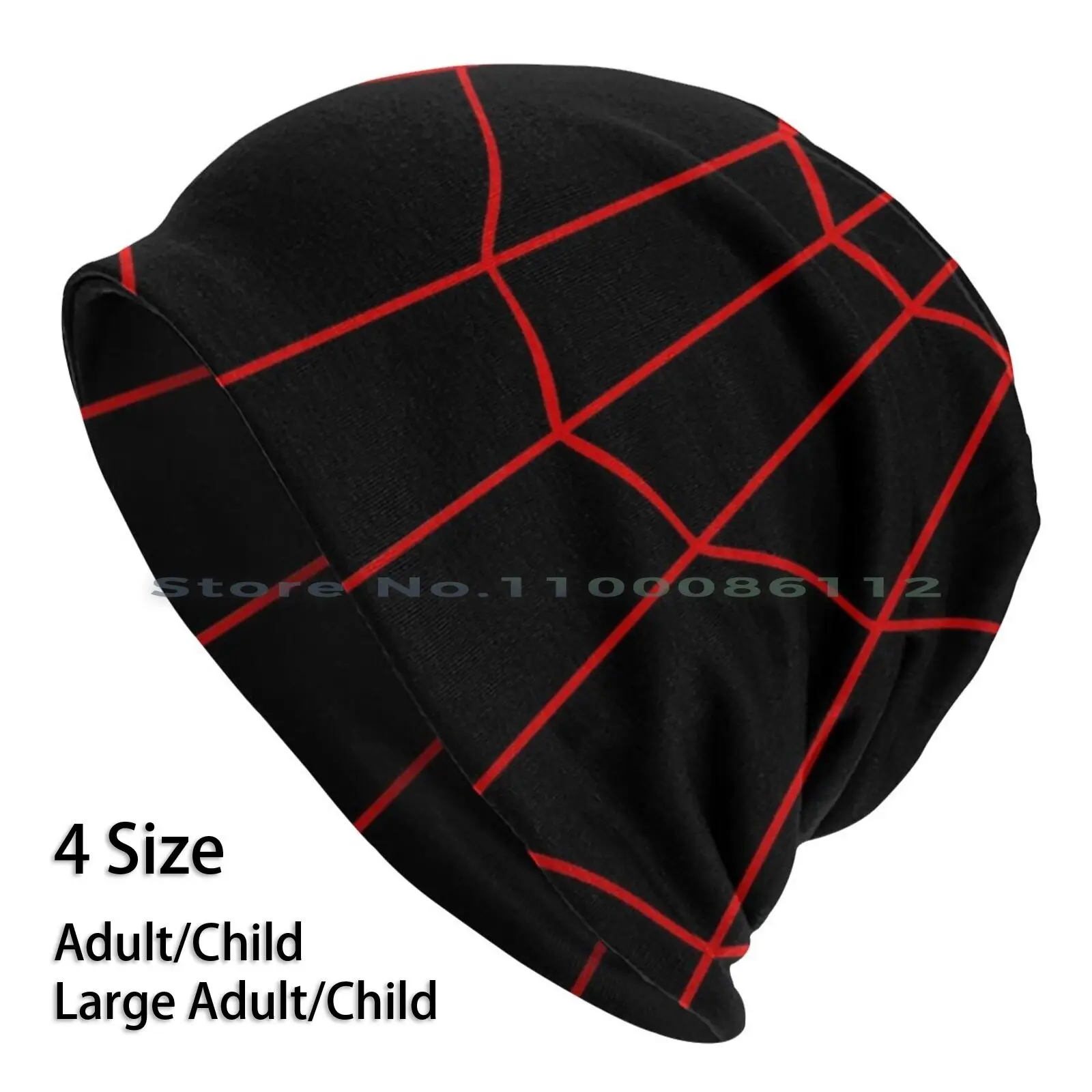 Spider Web-Red / Black Beanies Knit Hat Spider Web Spiderweb Black White Miles Morales Peter Parker Gothic Halloween Brimless
Spider Web-Red / Black Beanies Knit Hat Spider Web Spiderweb Black White Miles Morales Peter Parker Gothic Halloween Brimless