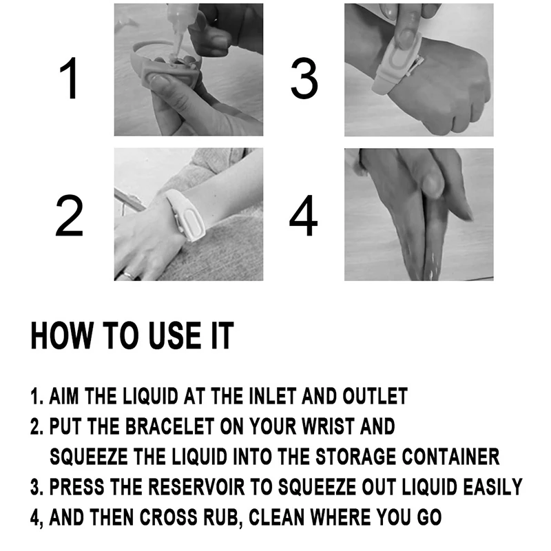 1pcs Sillicone Soap Bracelet Wristband Hand Dispenser Band Squeeze Bottle No Washing Silicone Bracelet
1pcs Sillicone Soap Bracelet Wristband Hand Dispenser Band Squeeze Bottle No Washing Silicone Bracelet