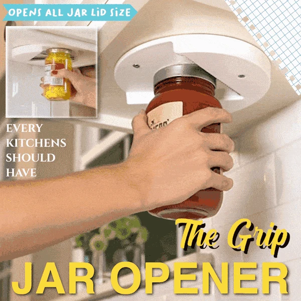 Jar Opener Multi-function Cap Opener Under Cabinet Professional Lid Cans Quick Opener Fit Any Sizes Simple Useful Kitchen Gadget
Jar Opener Multi-function Cap Opener Under Cabinet Professional Lid Cans Quick Opener Fit Any Sizes Simple Useful Kitchen Gadget