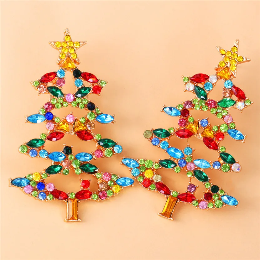 Funny Drop Earrings Crystal Female Earring Luxury Christmas Tree Gift European Trendy Woman Long Ear Rings Gold Plated Jewelry
Funny Drop Earrings Crystal Female Earring Luxury Christmas Tree Gift European Trendy Woman Long Ear Rings Gold Plated Jewelry