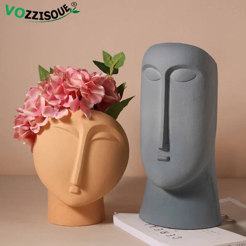 Nordic INS Minimalist Ceramic Abstract Human Face Vase with Flowers Creative Desk Table Decoration Living Room Large Flowerpot
Nordic INS Minimalist Ceramic Abstract Human Face Vase with Flowers Creative Desk Table Decoration Living Room Large Flowerpot