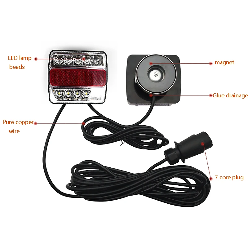 Car Tail Lights a Pair of 15LED Trailer Tail Lights RV Trailer Truck Highlights Modified Taillight Light Board EU Plug
Car Tail Lights a Pair of 15LED Trailer Tail Lights RV Trailer Truck Highlights Modified Taillight Light Board EU Plug