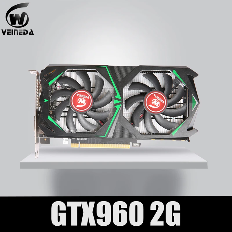 VEINEDA оригинальный Графика карты GTX 960 2 Гб GPU 128Bit GDDR5 видеокарта nVIDIA Geforce VGA ИГРА gtx
