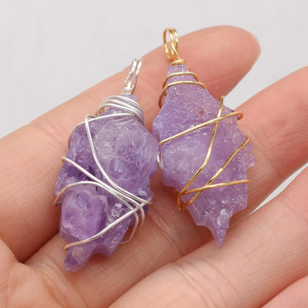 Natural Stone Gem Amethyst Marquise Winding Copper Wire Pendant Handmade Crafts DIY Necklace Jewelry Accessories Gift Making
Natural Stone Gem Amethyst Marquise Winding Copper Wire Pendant Handmade Crafts DIY Necklace Jewelry Accessories Gift Making