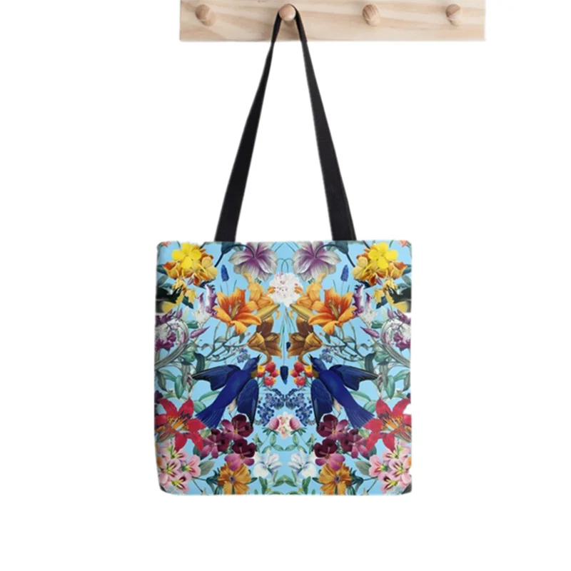 Women Shopper bag Floral and Birds Printed Kawaii Bag Harajuku Shopping Canvas Shopper Bag girl handbag Tote Shoulder Lady Bag
Women Shopper bag Floral and Birds Printed Kawaii Bag Harajuku Shopping Canvas Shopper Bag girl handbag Tote Shoulder Lady Bag