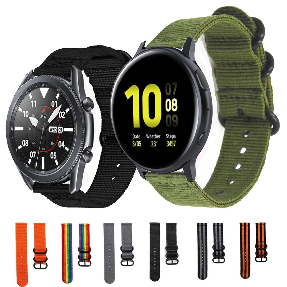 22mm 20mm Sport Bracelet For Samsung Galaxy 3 45mm 41mm Band Nylon Wrist Strap For Galaxy Active 2 40mm 44mm/Gear S3 Watchband
22mm 20mm Sport Bracelet For Samsung Galaxy 3 45mm 41mm Band Nylon Wrist Strap For Galaxy Active 2 40mm 44mm/Gear S3 Watchband