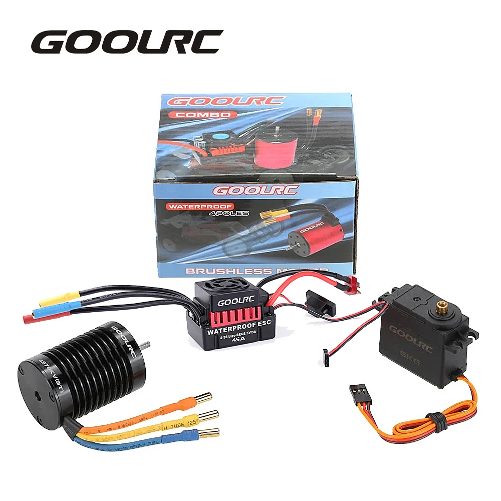 Бесщеточный двигатель GoolRC F540 4370KV бесщеточный с мотором ESC металлической