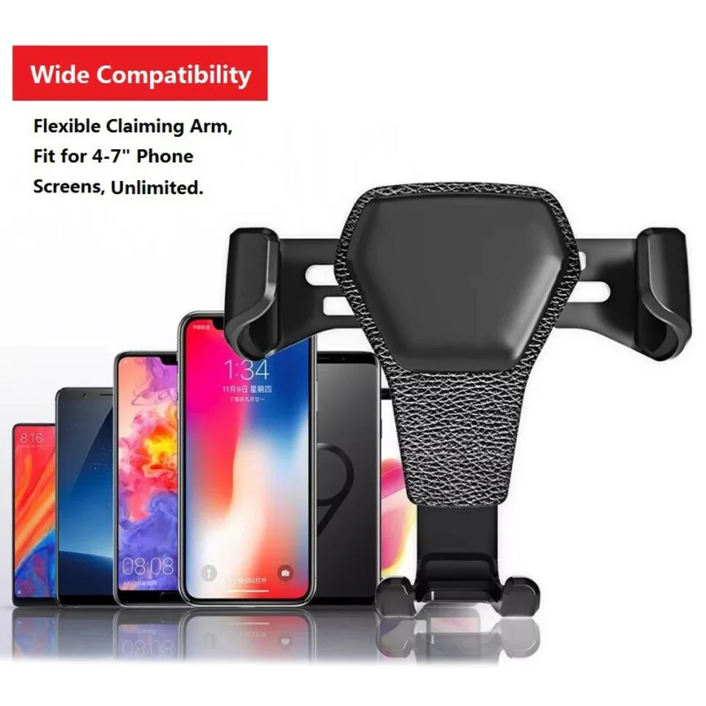 ABS + PC Holder Car Air Vent Gravity Design 4"-7" Phone GPS Holder Mount Cradle Stand Stable
ABS + PC Holder Car Air Vent Gravity Design 4"-7" Phone GPS Holder Mount Cradle Stand Stable