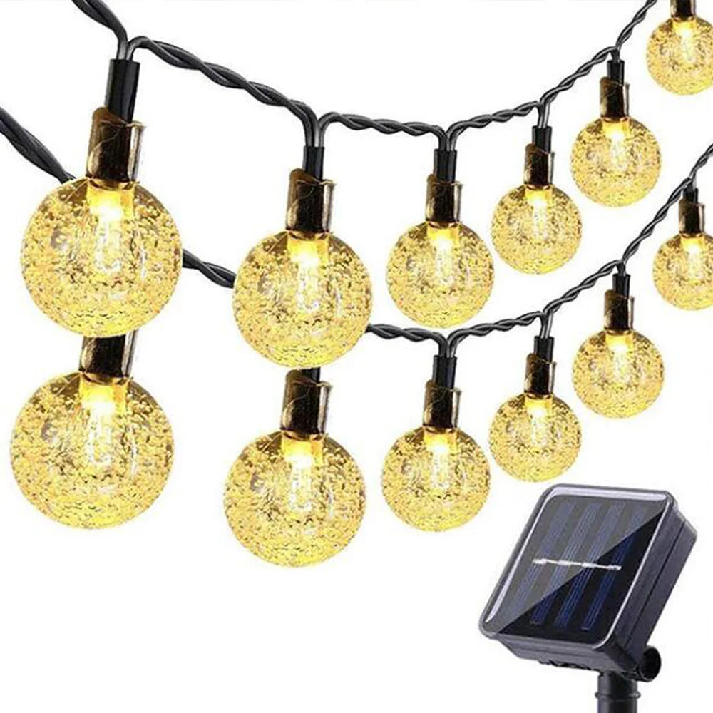 NEW 20/30/50/100/200 Crystal ball LED Solar Lamp Power led String Fairy Lights Solar Garlands Garden Christmas Decor Outdoor
NEW 20/30/50/100/200 Crystal ball LED Solar Lamp Power led String Fairy Lights Solar Garlands Garden Christmas Decor Outdoor