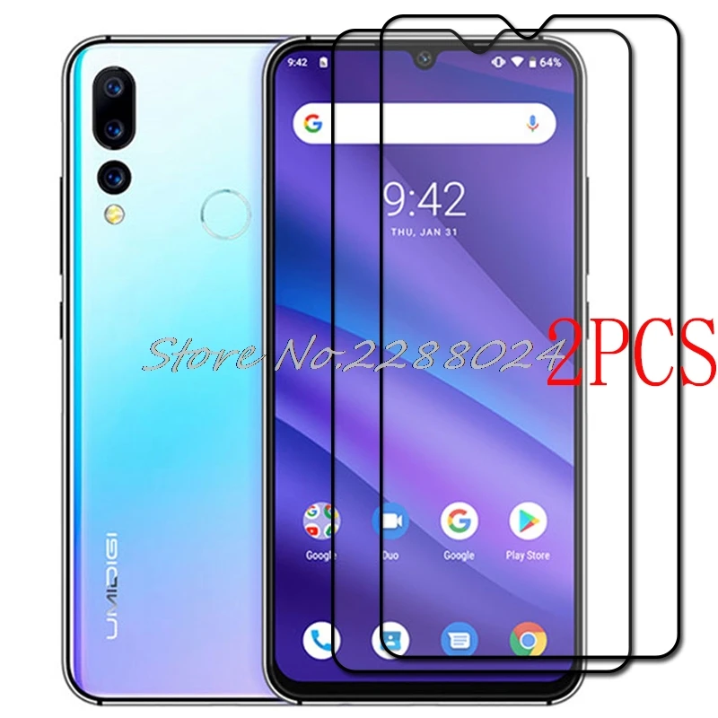 Защитное стекло для UMIDIGI A5 Pro закаленное с полным покрытием 2 шт. | Мобильные
