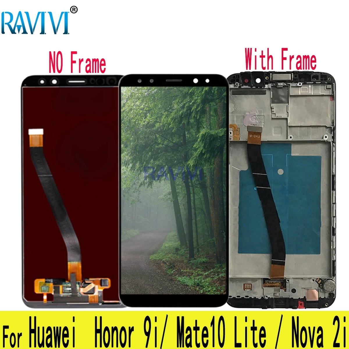 

5.9" LCD For Huawei Honor 9i LCD Display G10 / G10 Plus / Mate 10 Lite / Nova 2i Touch Screen Digitizer Replacement with Frame