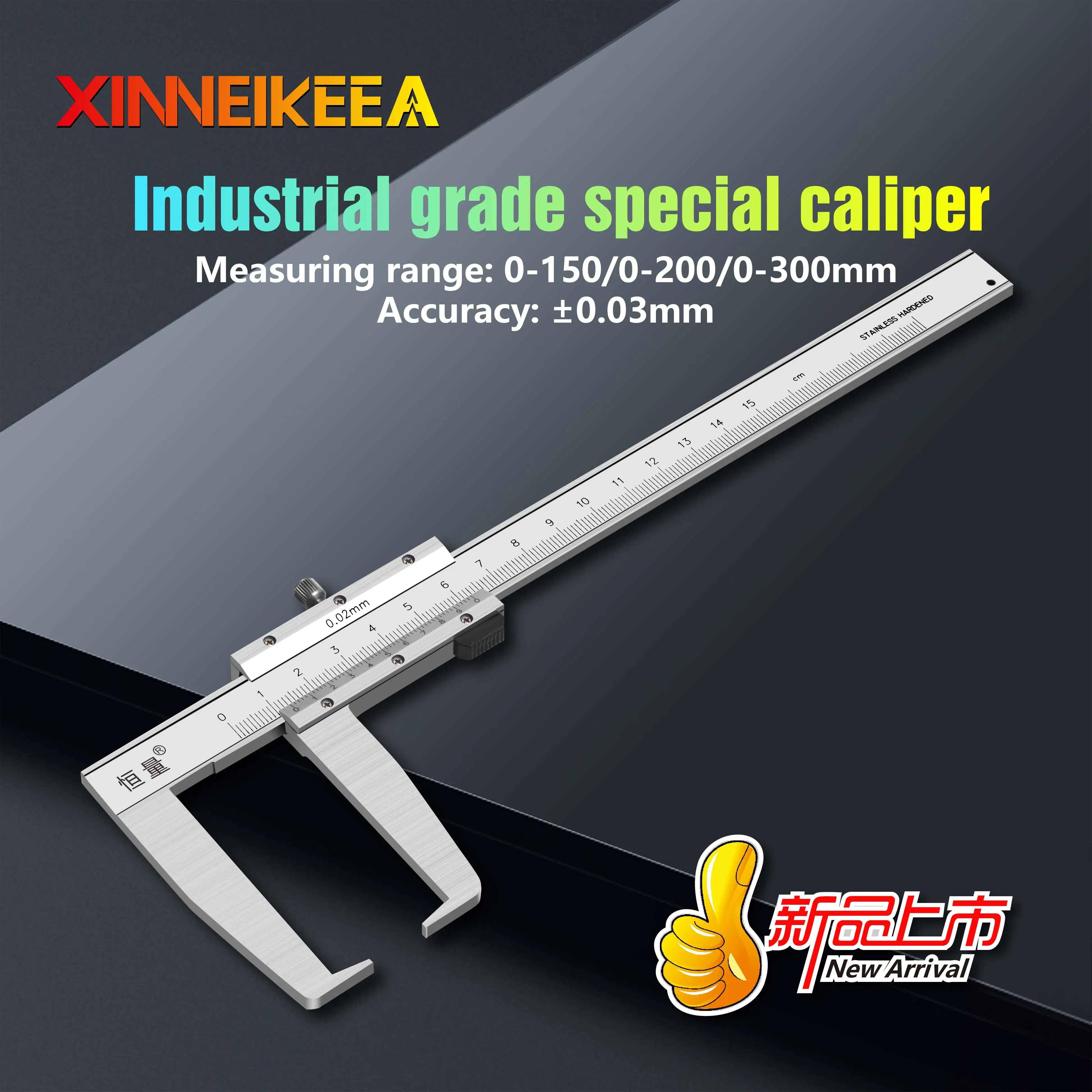 Flat Head Outer Groove Vernier Caliper 0-150mm Measuring Instrument Stainless Steel Measuring Tools Outside Pointed Caliper
Flat Head Outer Groove Vernier Caliper 0-150mm Measuring Instrument Stainless Steel Measuring Tools Outside Pointed Caliper