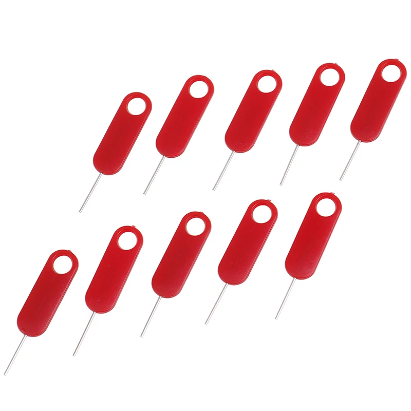 10pcs Sim Card Tray Removal Eject Pin Key Tool Stainless Steel Needle For iPhone/iPad For Samsung Instrument Parts Accessories
10pcs Sim Card Tray Removal Eject Pin Key Tool Stainless Steel Needle For iPhone/iPad For Samsung Instrument Parts Accessories