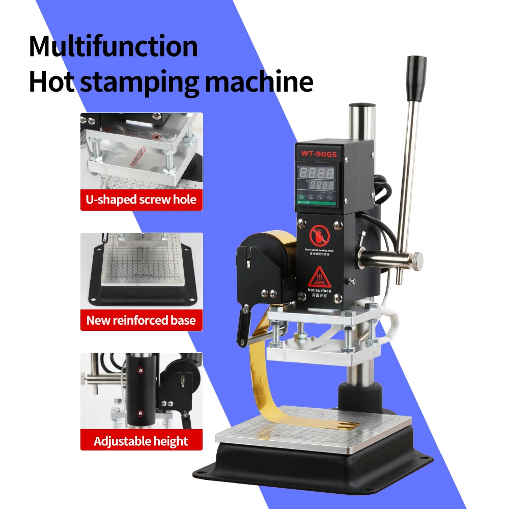 Multi-Function Digital Foil Hot Stamping Logo Embossing Brass Letters Label Bronzing Machine Leather Wood Stamp Tool DIY
Multi-Function Digital Foil Hot Stamping Logo Embossing Brass Letters Label Bronzing Machine Leather Wood Stamp Tool DIY