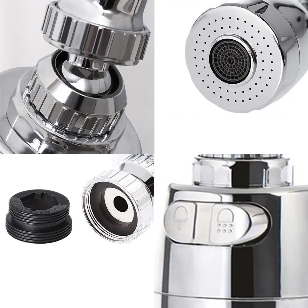Innovative Kitchen Faucet ABS + Stainless Steel Splash-Proof Universal Tap Shower Water Rotatable Filter Sprayer Nozzle
Innovative Kitchen Faucet ABS + Stainless Steel Splash-Proof Universal Tap Shower Water Rotatable Filter Sprayer Nozzle