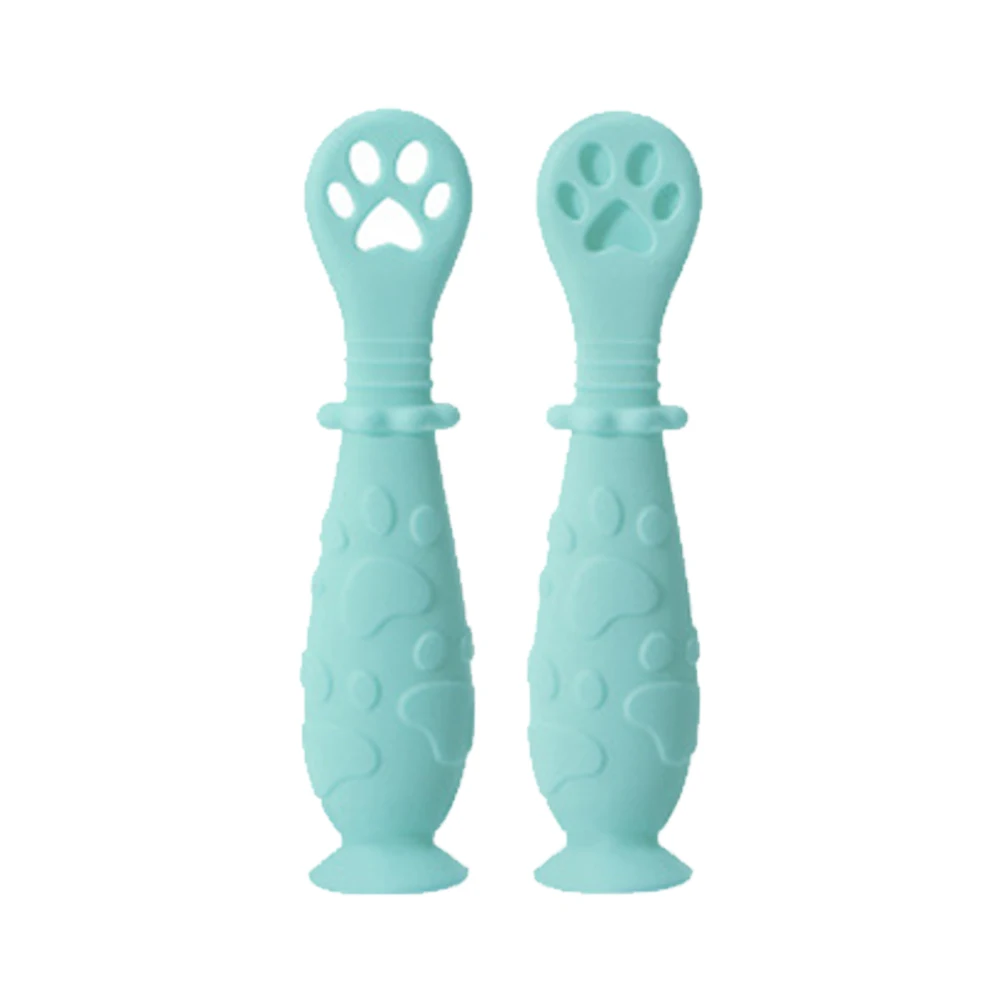 Baby Silicone Spoon First Stage Self Feeding Spoon For Cereal Rice Paste Baby Utensils For Toddlers High Temperature Resistent
Baby Silicone Spoon First Stage Self Feeding Spoon For Cereal Rice Paste Baby Utensils For Toddlers High Temperature Resistent