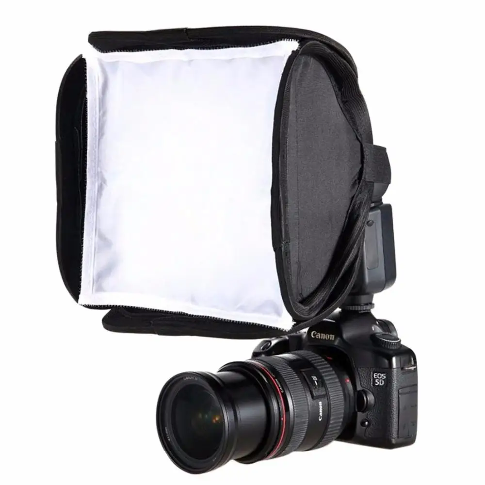 Portable Flash Light Softbox Speedlight Diffuser for 580EX 430EX 600EX for Canon Nikon Pentax Soft box Cover 23x23cm
Portable Flash Light Softbox Speedlight Diffuser for 580EX 430EX 600EX for Canon Nikon Pentax Soft box Cover 23x23cm