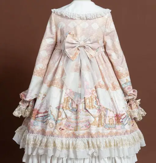 Mothybot Lolita Dress Childhood Dream OP Cute Princess Long Sleeve For Women In the Party
Mothybot Lolita Dress Childhood Dream OP Cute Princess Long Sleeve For Women In the Party
