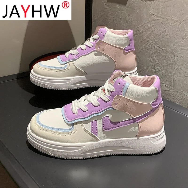 Кроссовки JAYHW женские на платформе, модная повседневная спортивная обувь, Вулканизированная подошва, для бега, тенниса, в стиле Харадзюку
Кроссовки JAYHW женские на платформе, модная повседневная спортивная обувь, Вулканизированная подошва, для бега, тенниса, в стиле Харадзюку